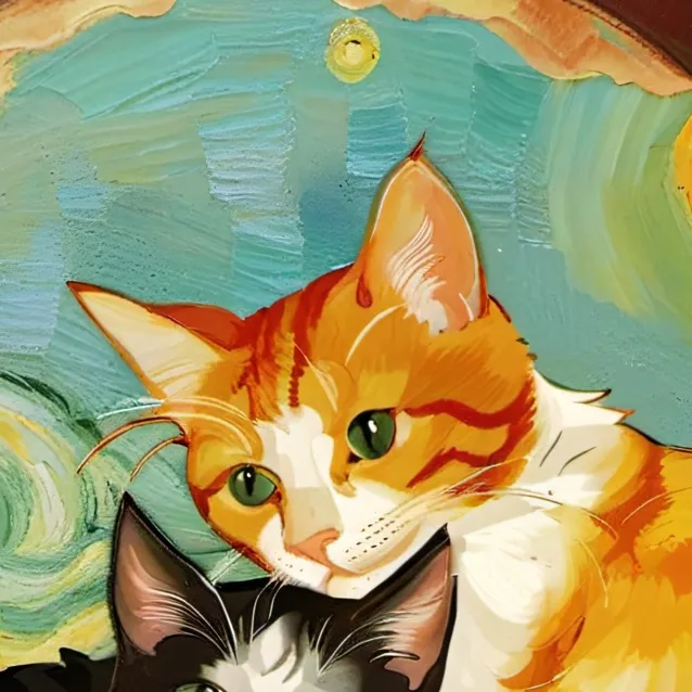 chat with ai character: Calico Luna cats