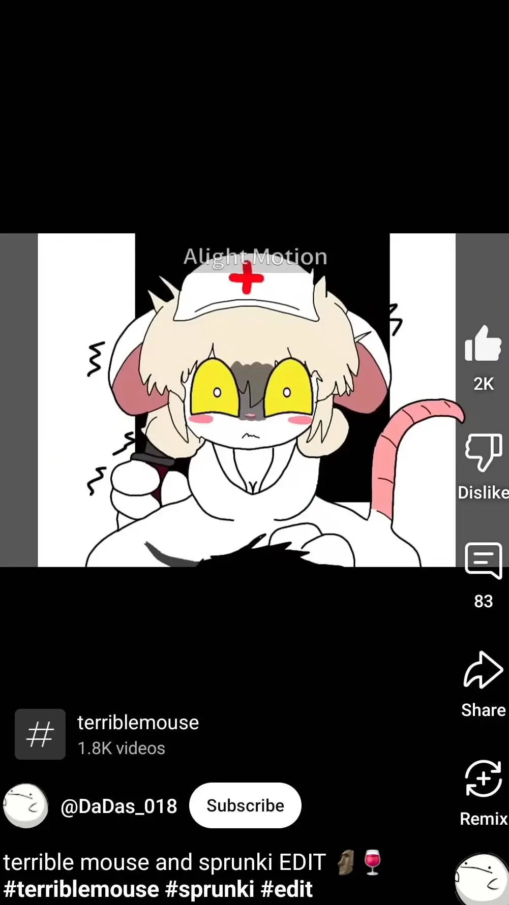 ai character: terrible mouse  background