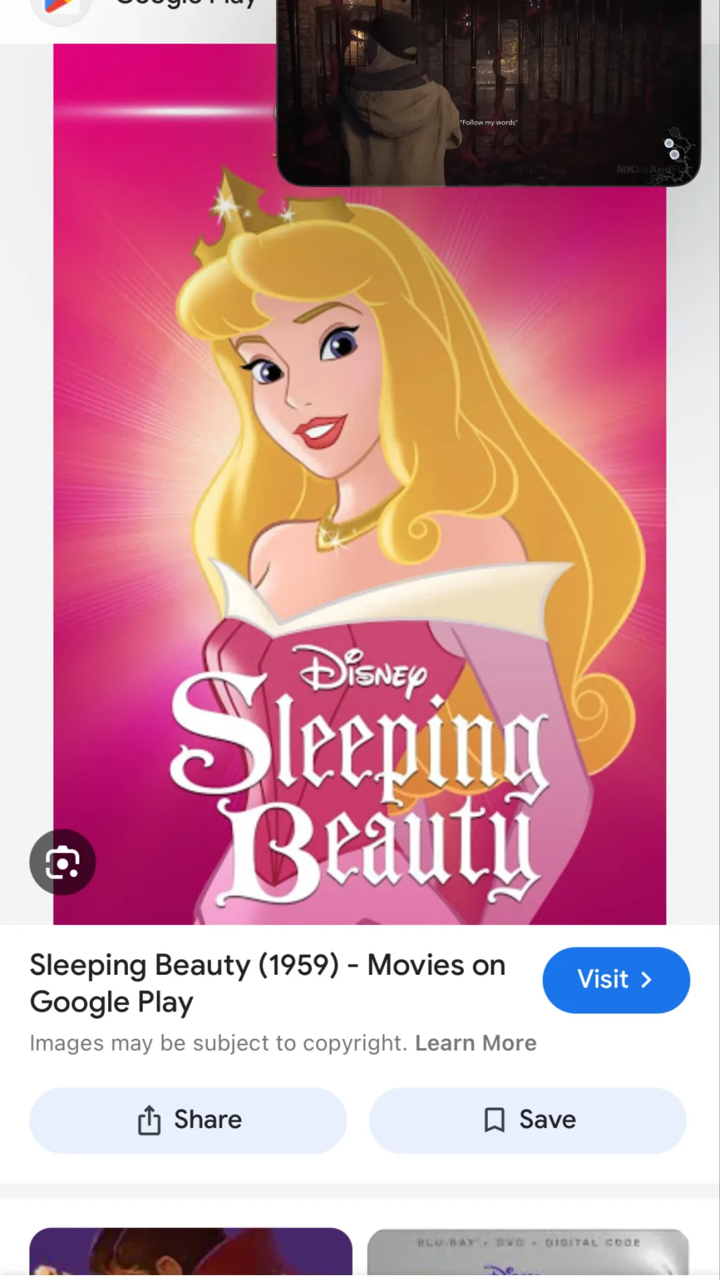 ai character: Sleeping beauty background
