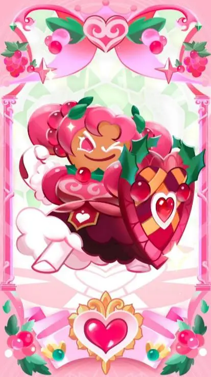 ai character: holly berry background