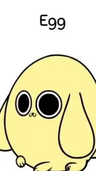 ai character: chiken egg background