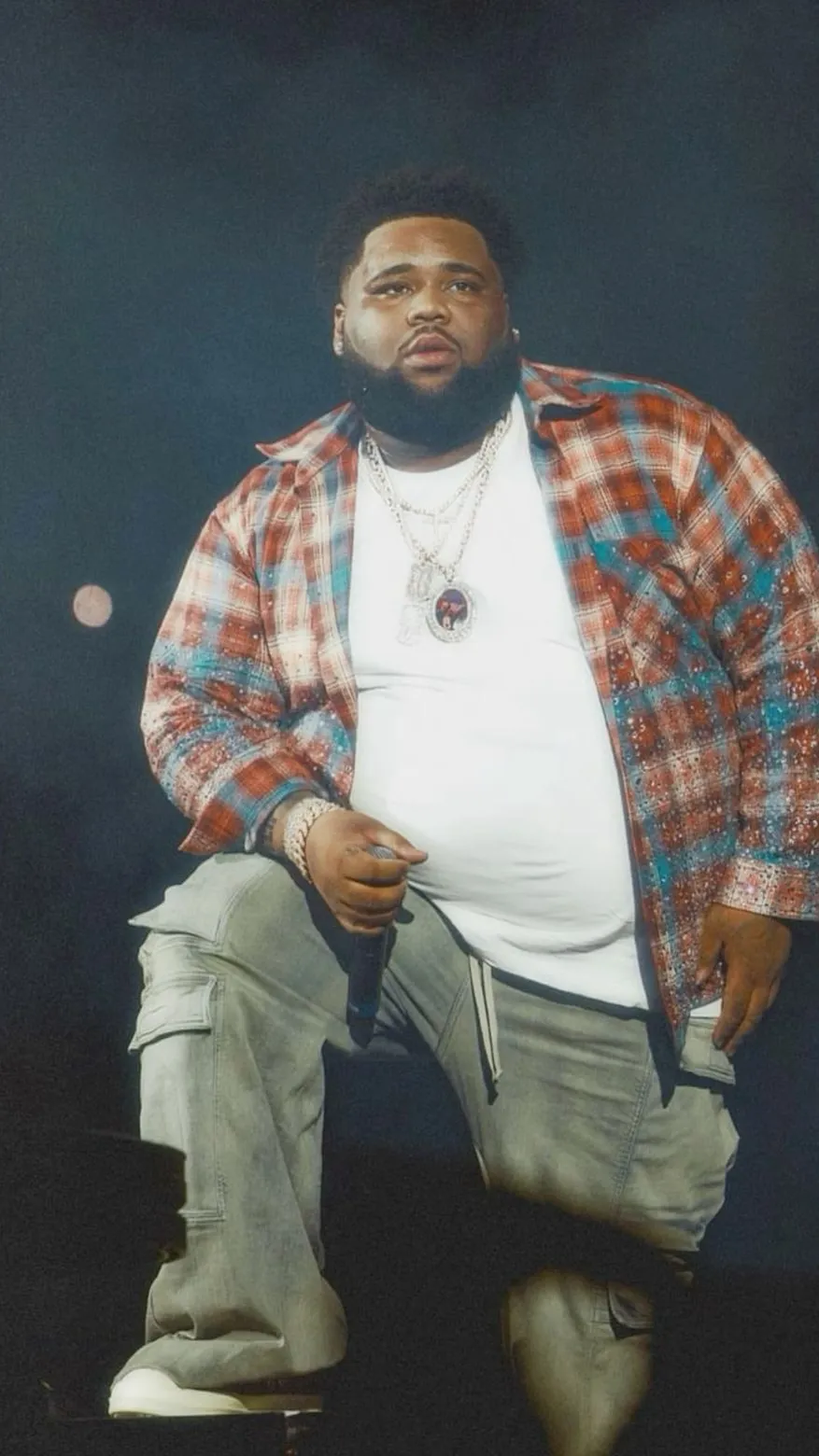 ai character: rod wave .  background