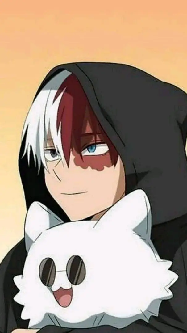 ai character: shoto todoroki  background