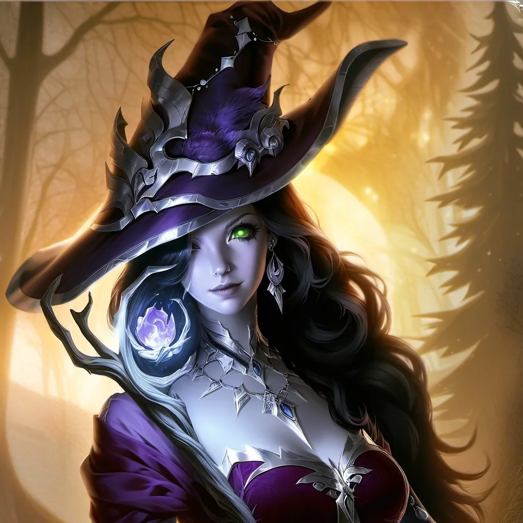 chat with ai character: witch hanshie