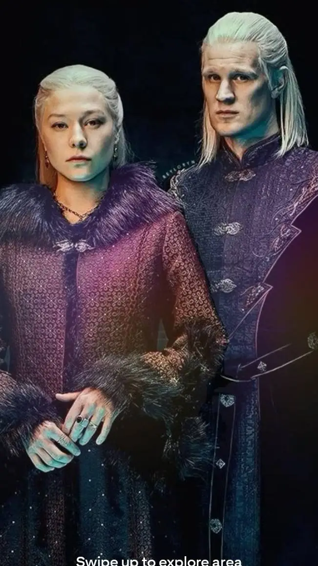 ai character: Daemon andRhaenyra background