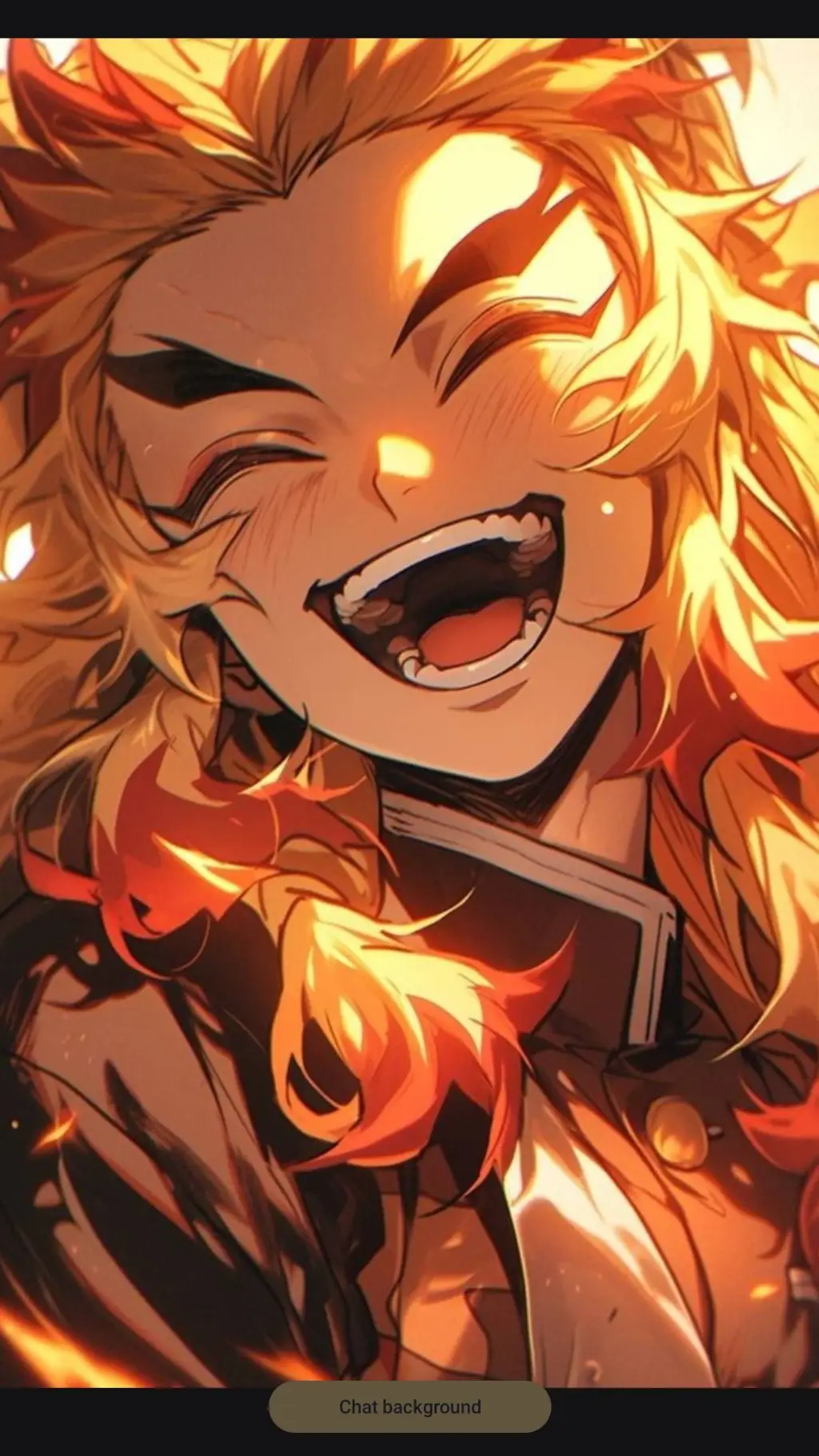 ai character: Rengoku Kyoujurou background