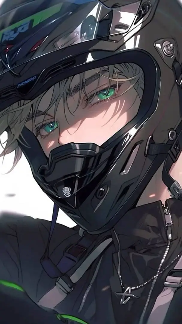 ai character: Biker boy  background