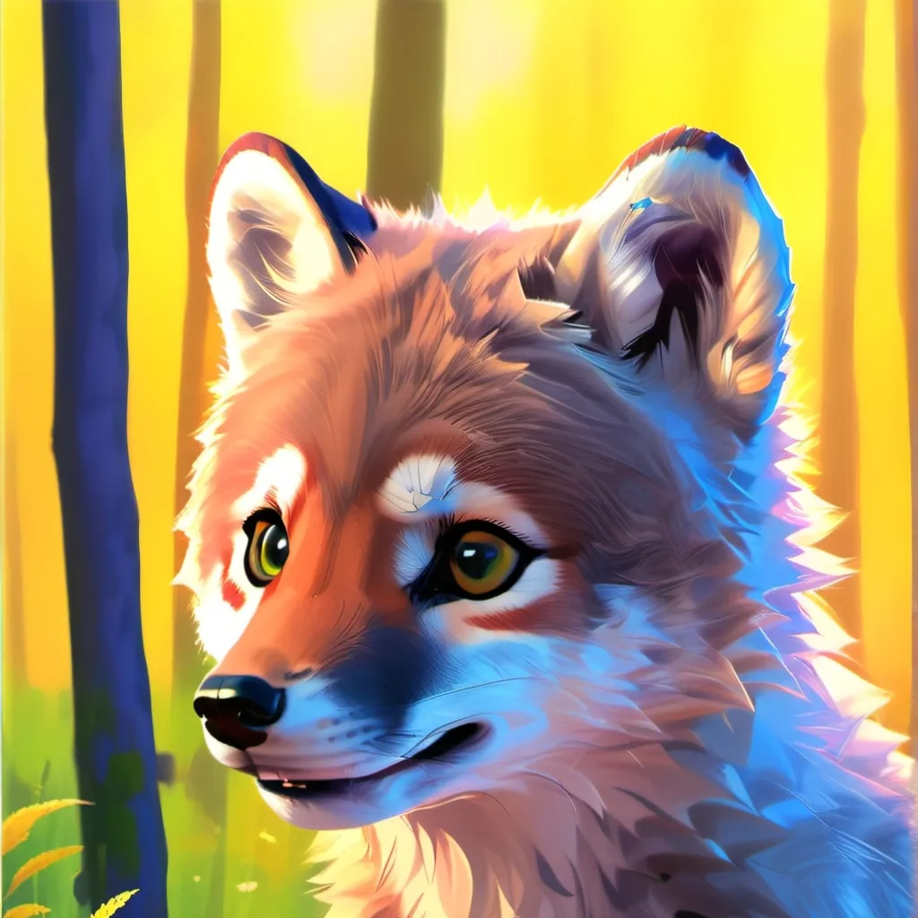 chat with ai character: wolf cub