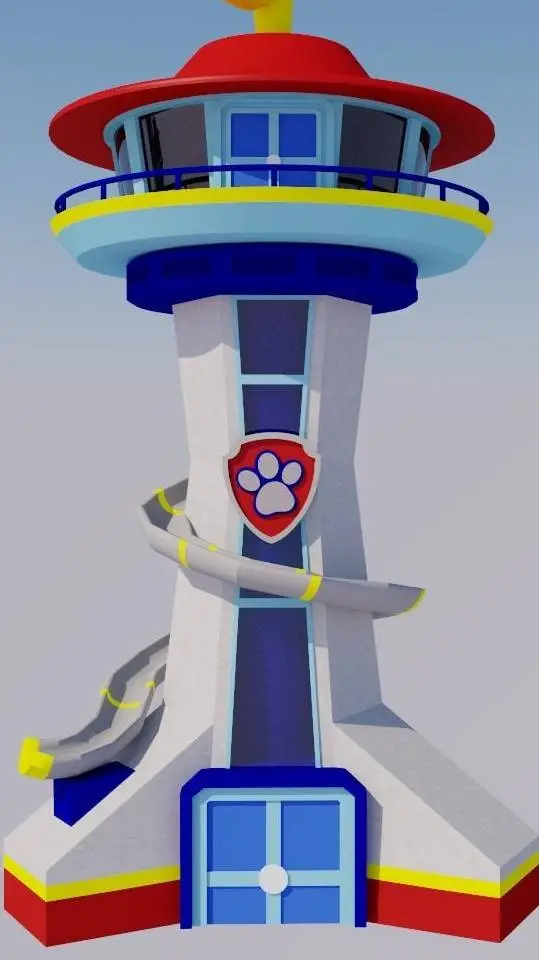 ai character: pawpatrol sus skye background