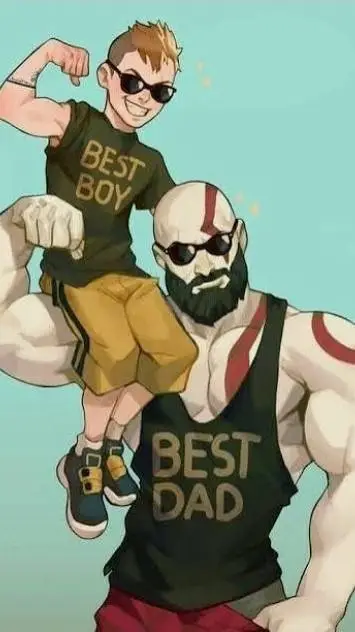 ai character: God of war(gow) background