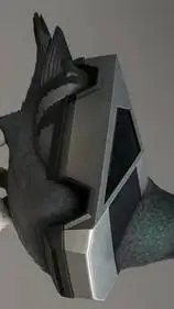 ai character: piccone macchina background
