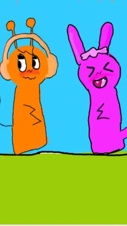 ai character: Pinki x oren background