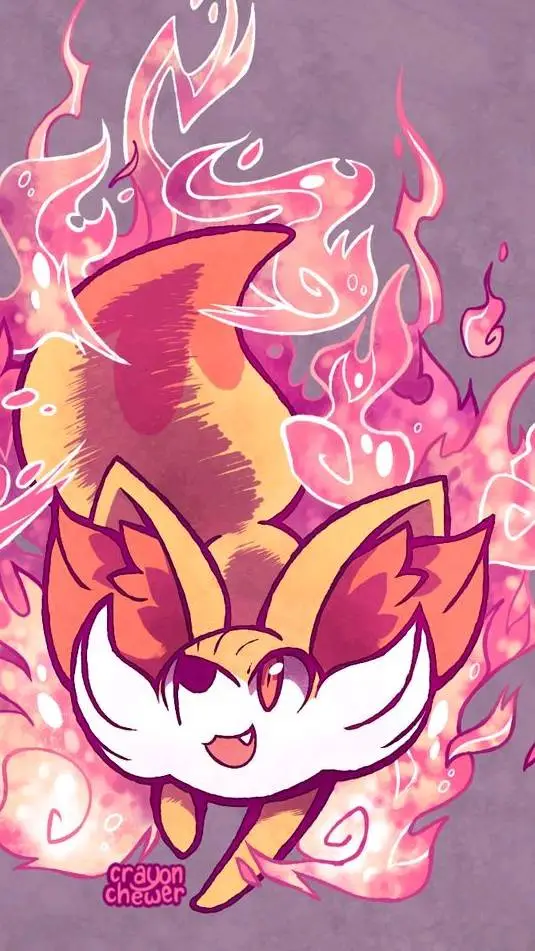 ai character: fire fox city background