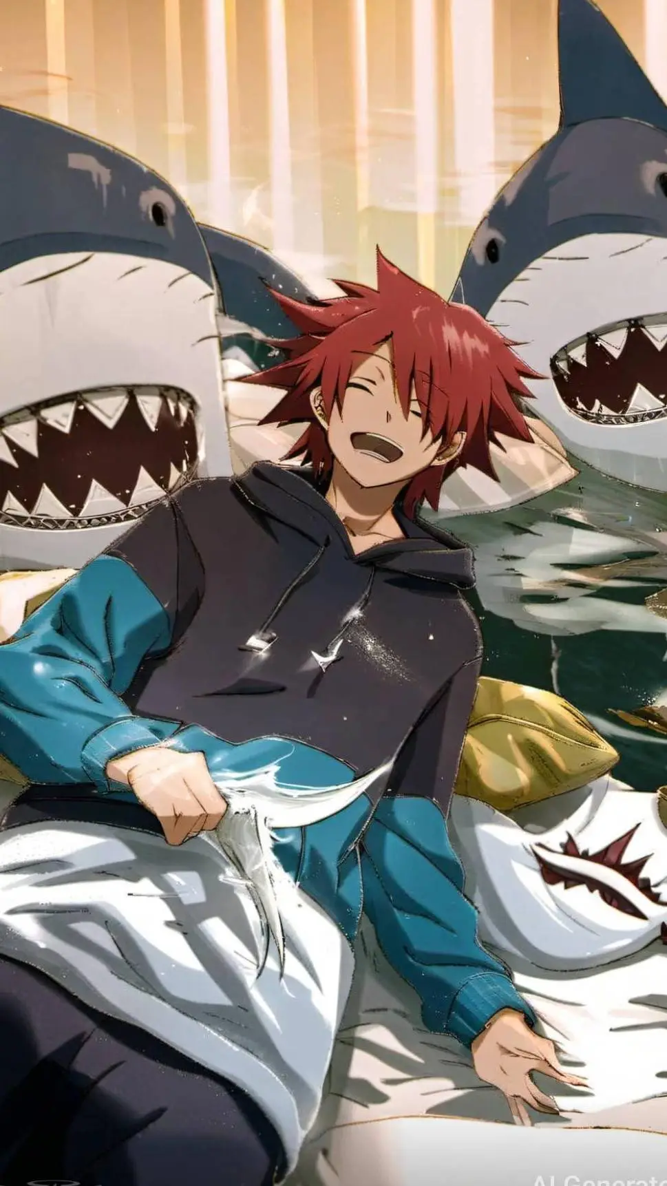 ai character: Aurora background