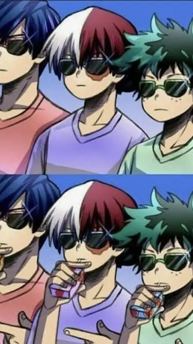 ai character: mha 4th of july.  background