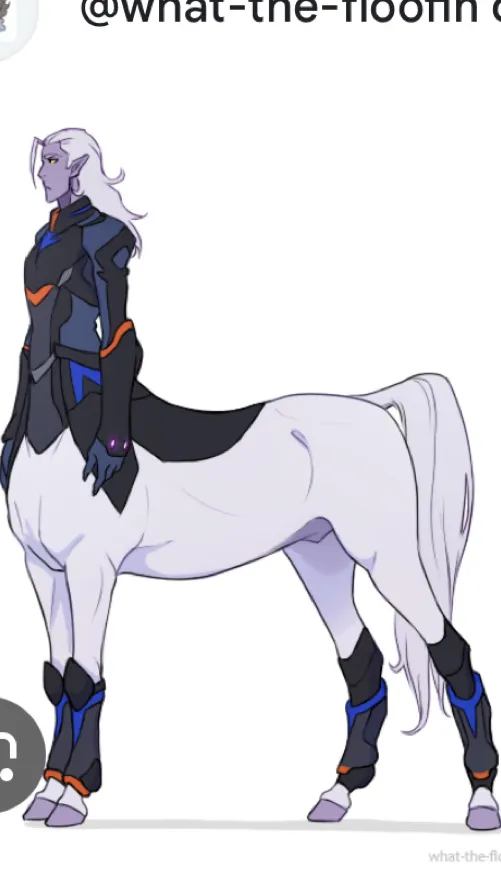 ai character: Voltron centaur au background