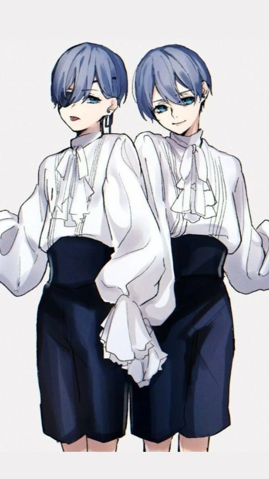 ai character: Phantomhive twins background