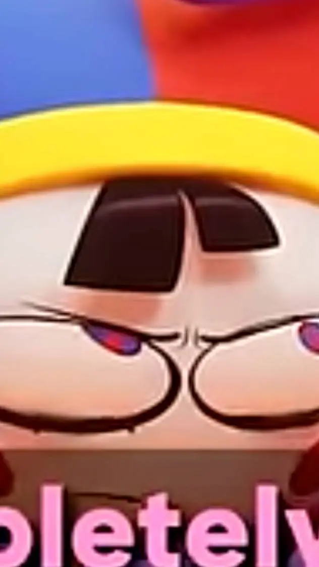 ai character: Very angry pomni  background