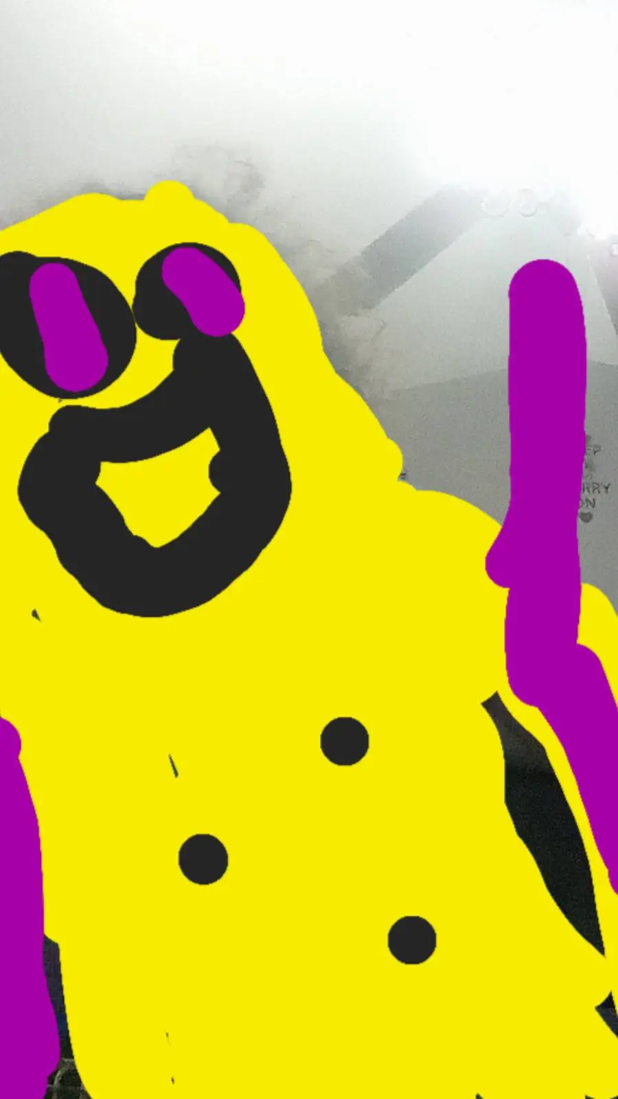 ai character: bikini horror spon background