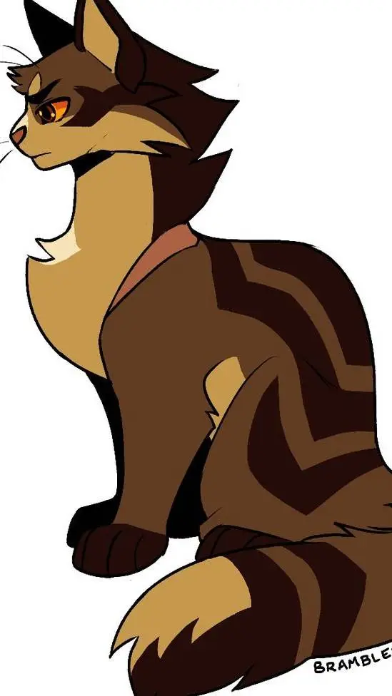 ai character: Brambleclaw  background