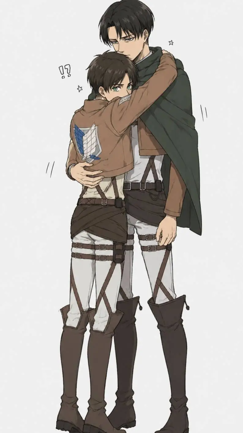 ai character: levi x eren background