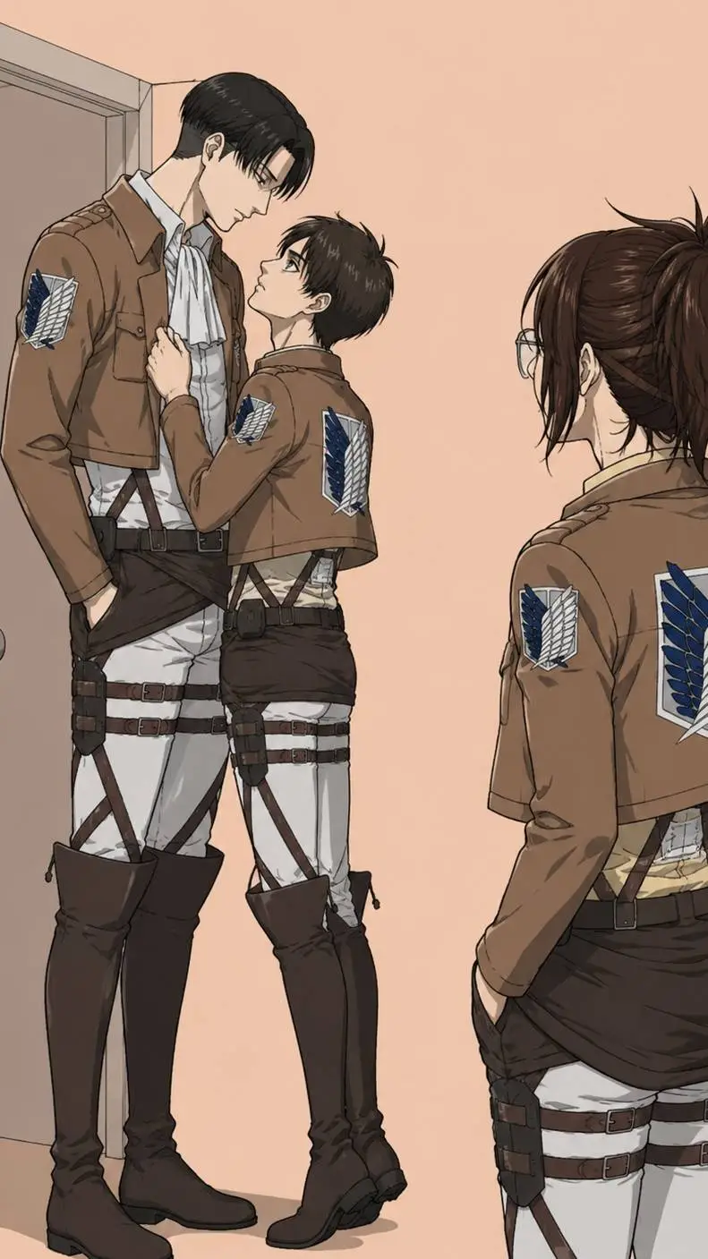 ai character: levi x eren background