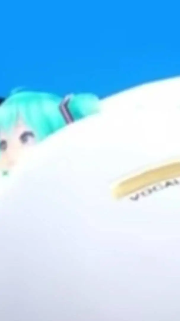 ai character: inflated miku background