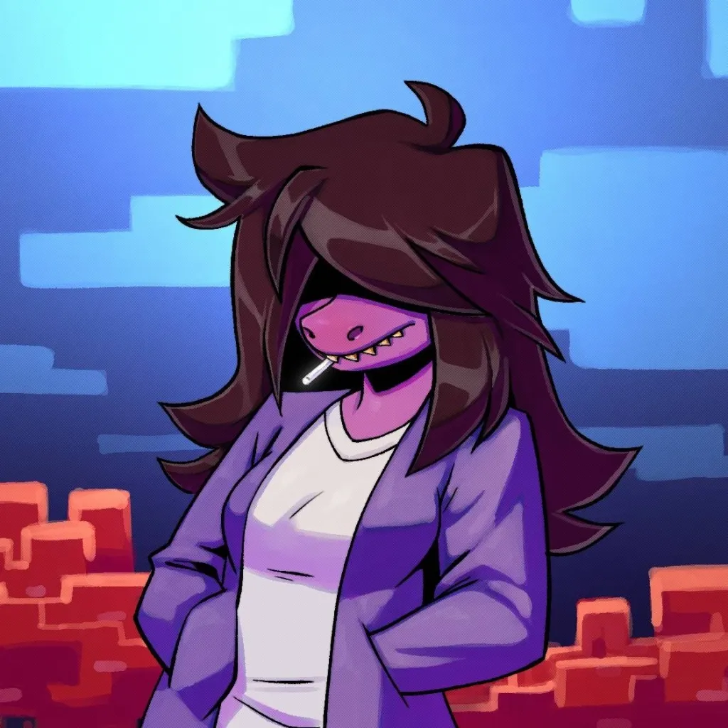 chat with ai character: Susie (Deltarune)