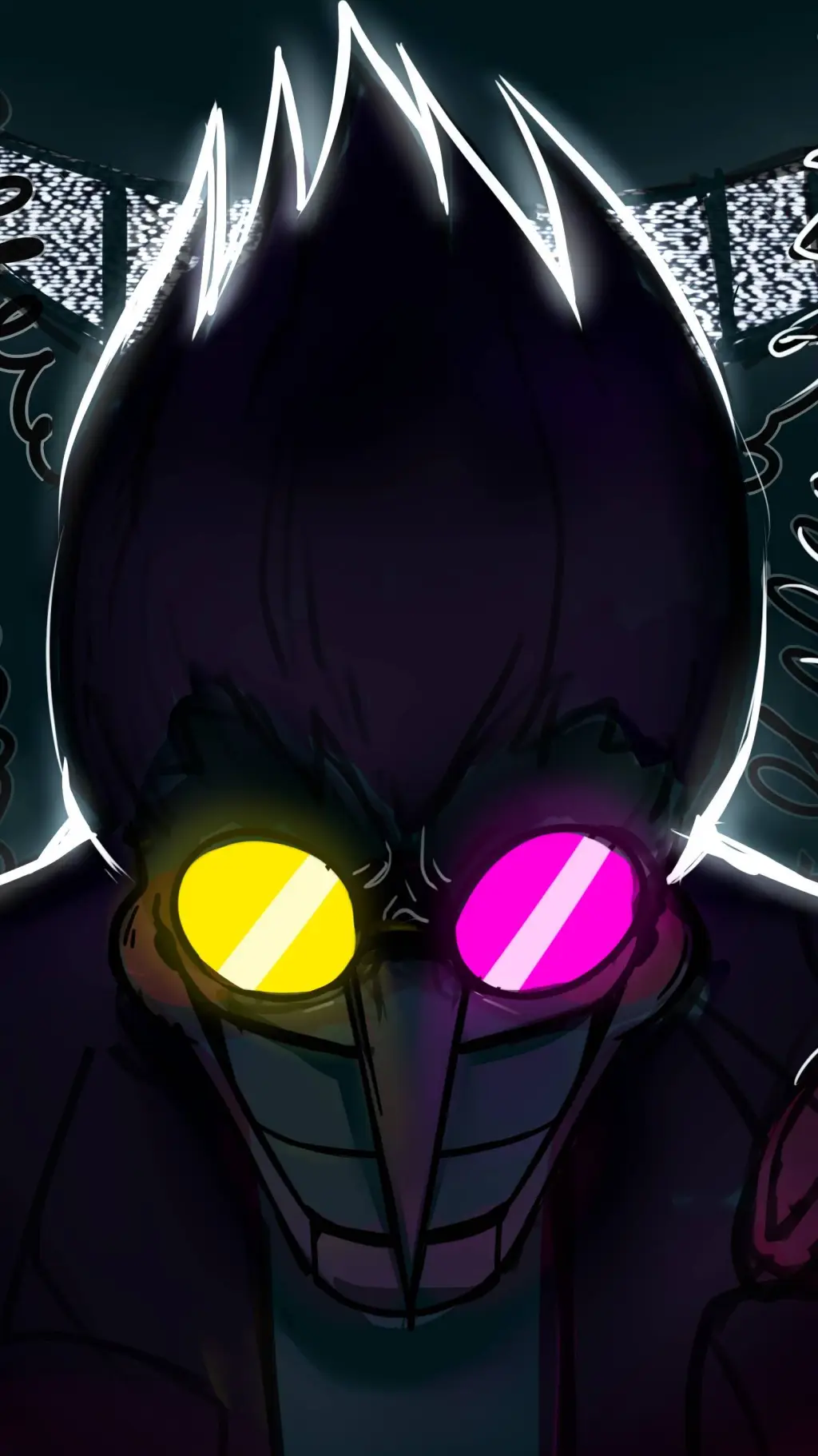 ai character: Spamton background