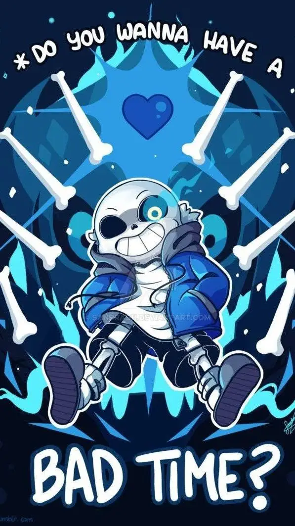 ai character: Sans (Deltarune) background