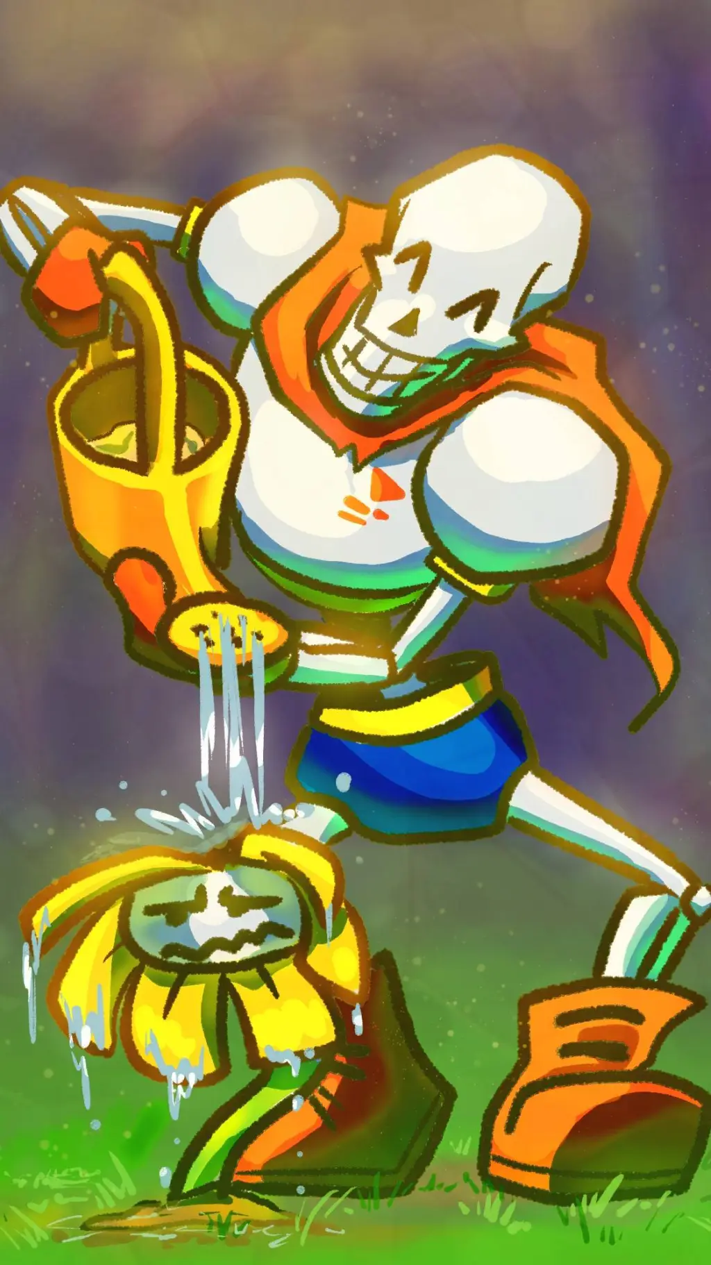 ai character: Papyrus background