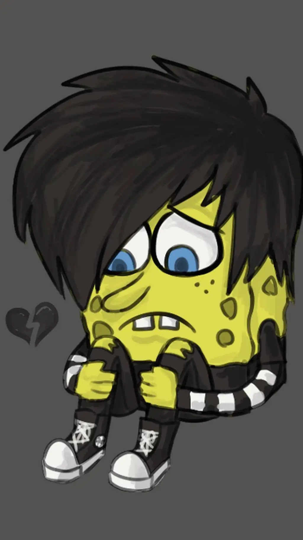 ai character: EmoBob EmoPants. background