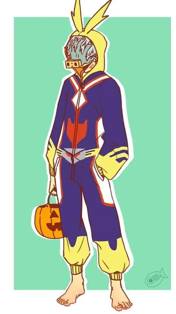 ai character: LOV Trick or Treat background