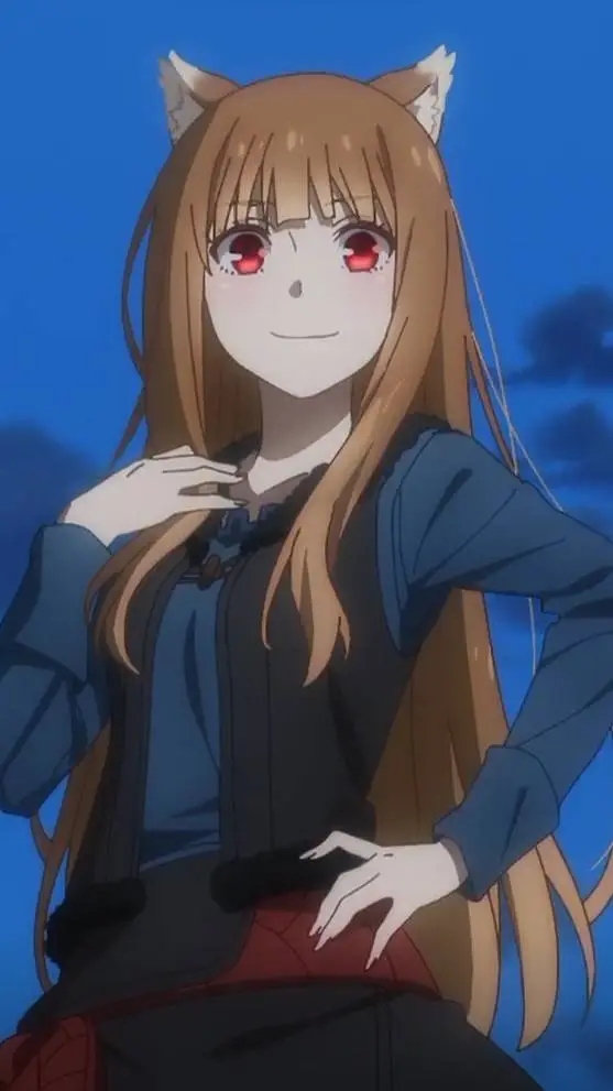 ai character: Holo The Wise Wolf background