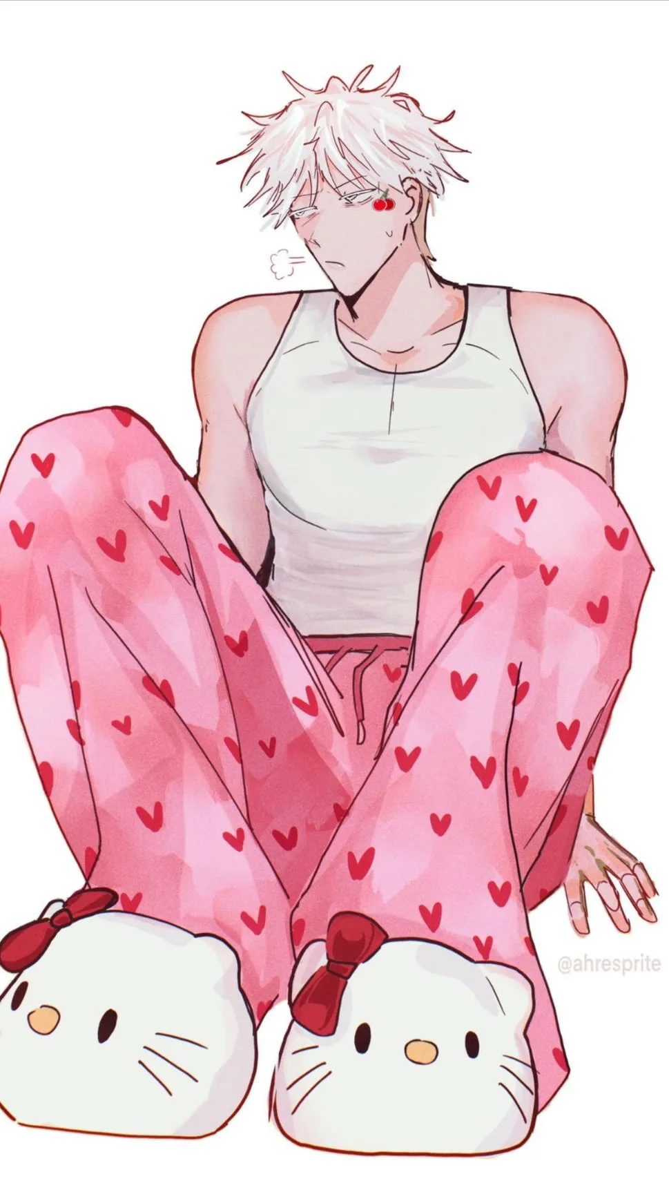 ai character: GOJOO SATORUU background