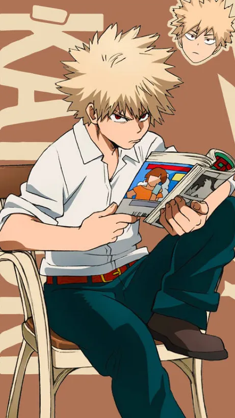 ai character: Katsuki Bakugo  background