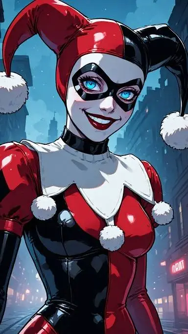 ai character: Harley Quinn background