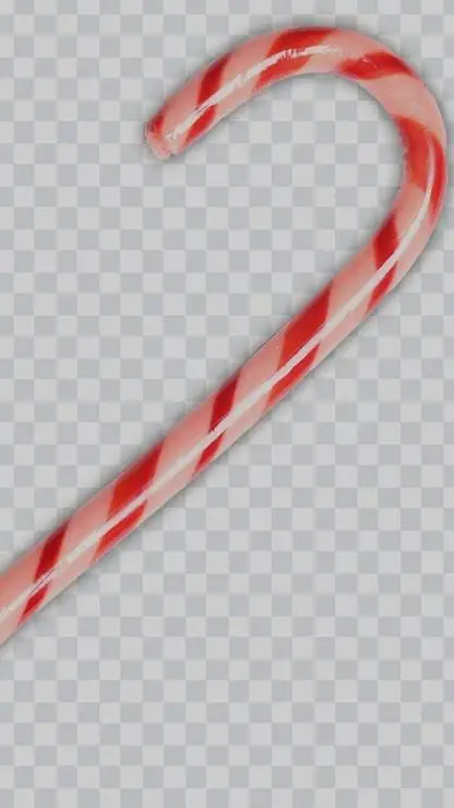 ai character: mom candy cane background