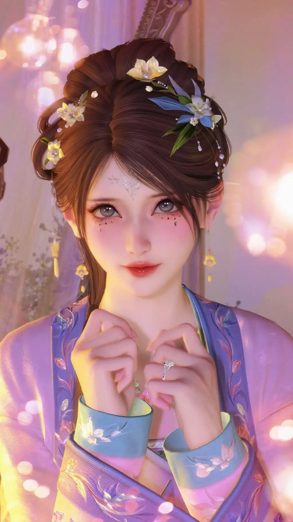 ai character: 李世窪 background