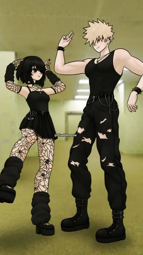 ai character: Bakugo x y/n background