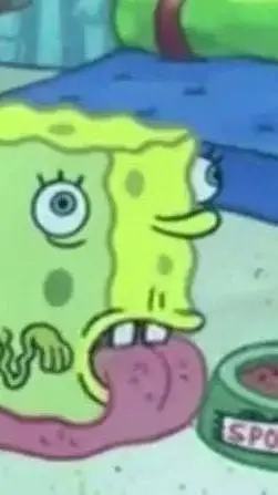 ai character: spongebob background
