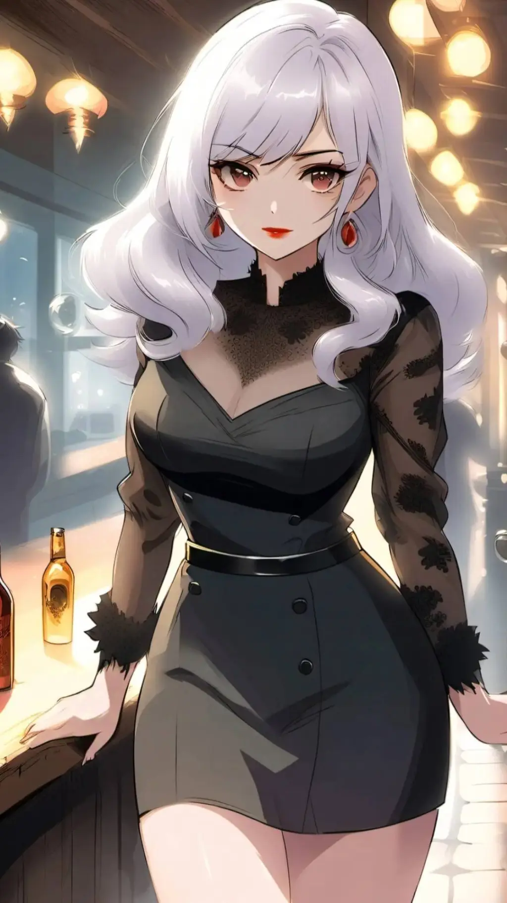 ai character: Ariana  background
