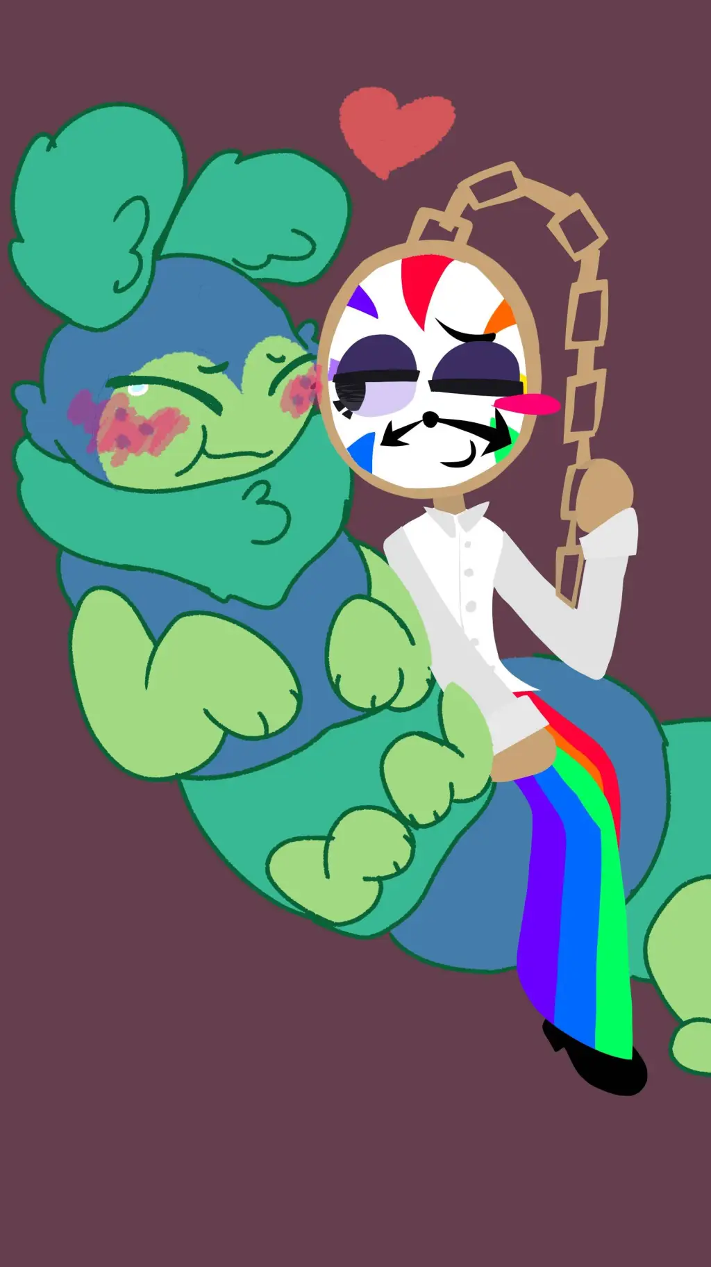 ai character: Squirm <3 background