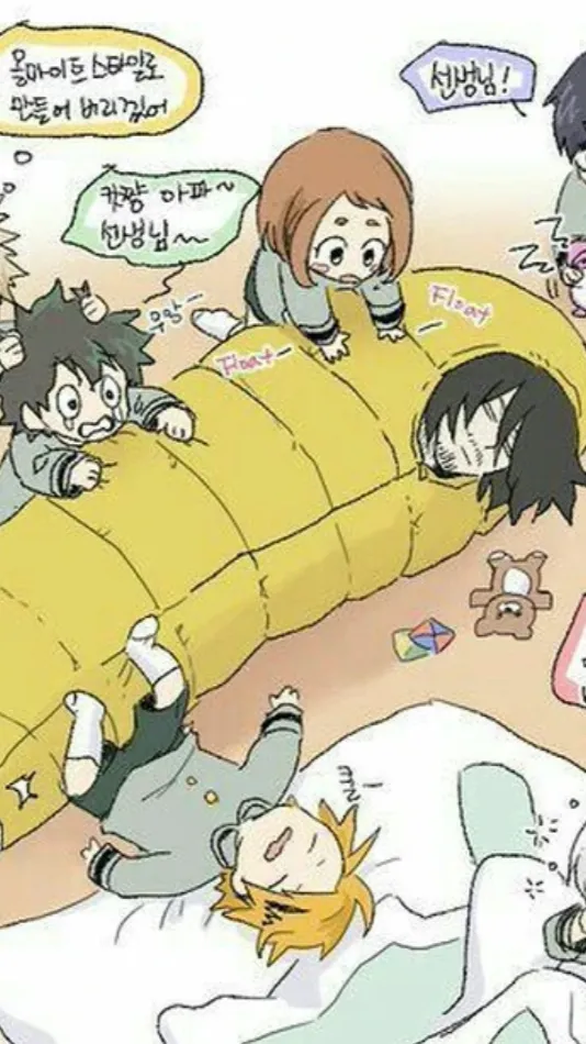 ai character: MHA babies background