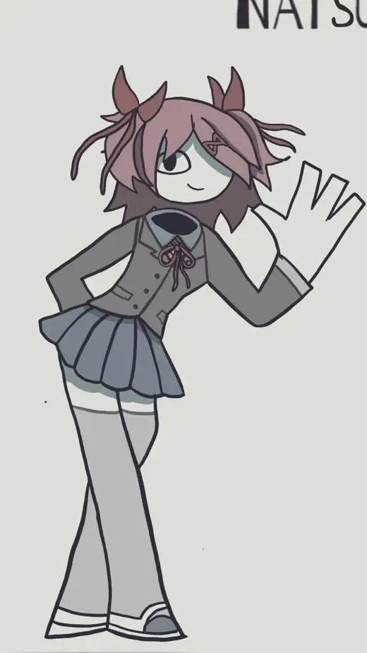 ai character: Natsuki fpe  background
