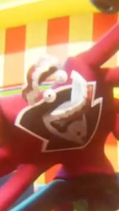 ai character: Caine true form  background