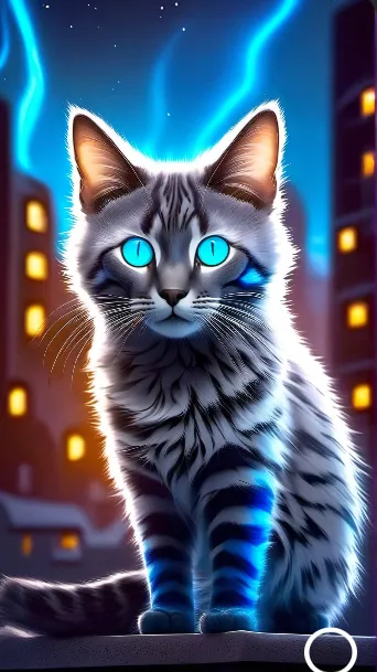 ai character: Bluestrip background