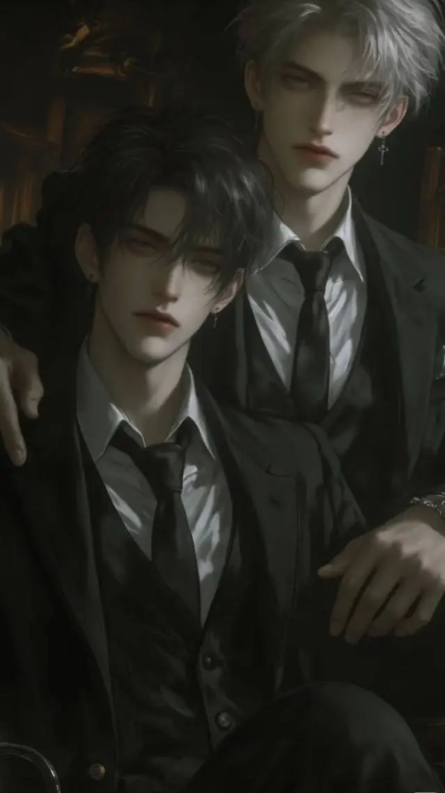 ai character: Caio🤍 Lucas🖤 background