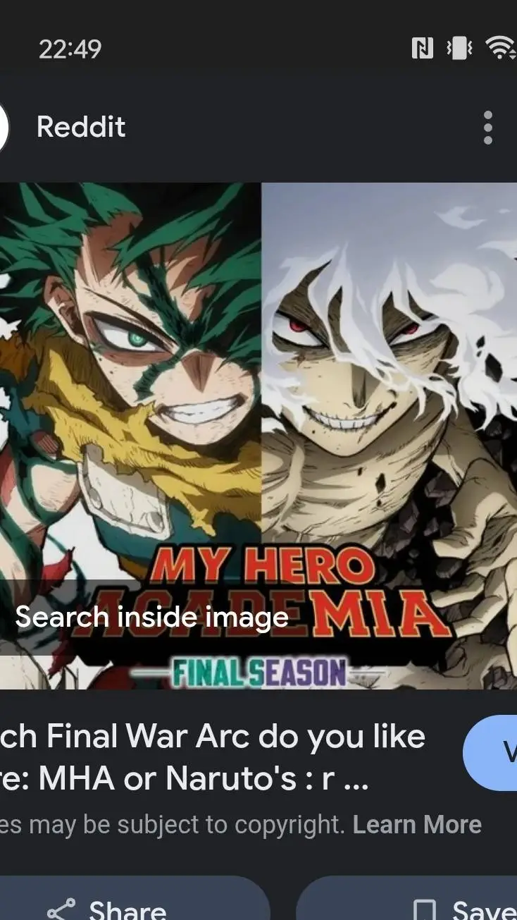 ai character:  mha Final War background
