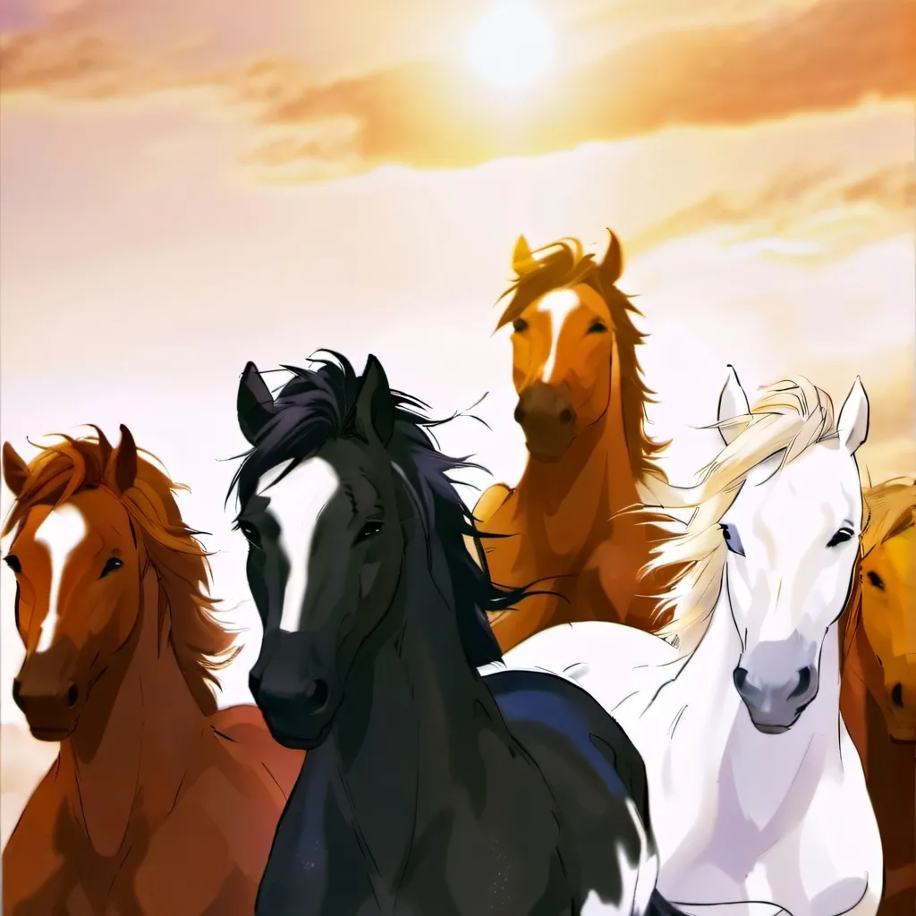 chat with ai character: Herd of HORSES!